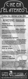 Cartel proyecciones nov13